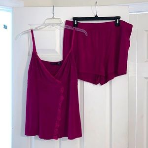 Women's Pink Sleepwear Set